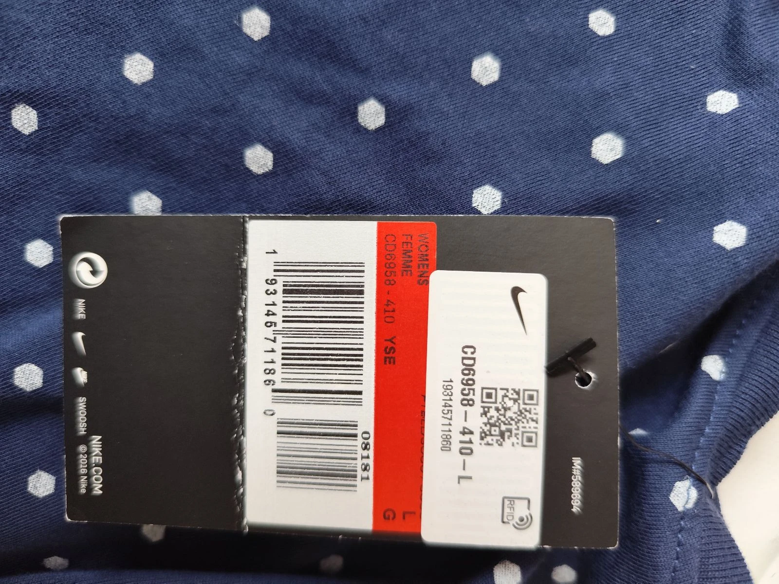 Debardor a rayas nike FFF nuevo y autentico para mujer talla L – photo 7